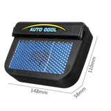 Solar Powered Car Ventilation Window Fan